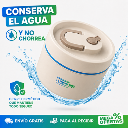 Lonchera Portatil De Acero Inoxidable